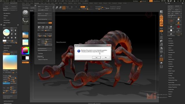Turntable y render de Wireframe en Zbrush смотреть онлайн
