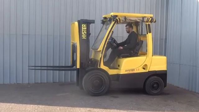 HYSTER USED DIESEL FORKLIFT TRUCK смотреть онлайн