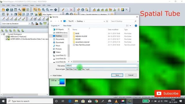 How to extract/export co-ordinate from Google Earth | Spatial Tube смотреть онлайн