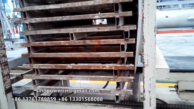 Sinopower Group AAC Block & Panel Machine Pallet dispenser смотреть онлайн