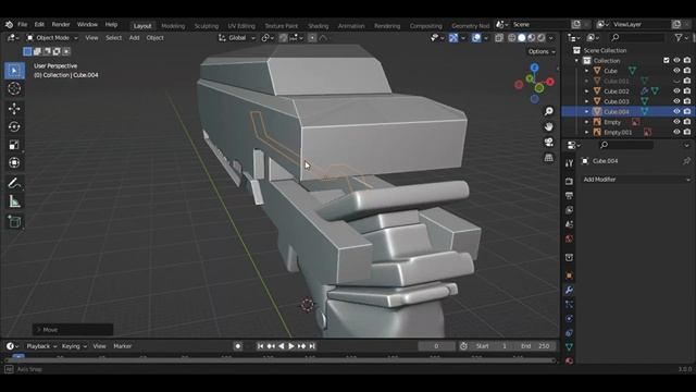 Sci Fi Weapon Project KOH Model - Blender смотреть онлайн