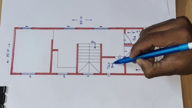 13 x 40 HOUSE DESIGN II 13 x 40 ghar ka design смотреть онлайн