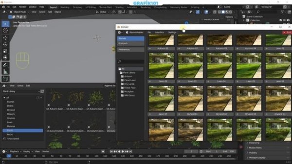 Blender Add-ons - The Plant Library