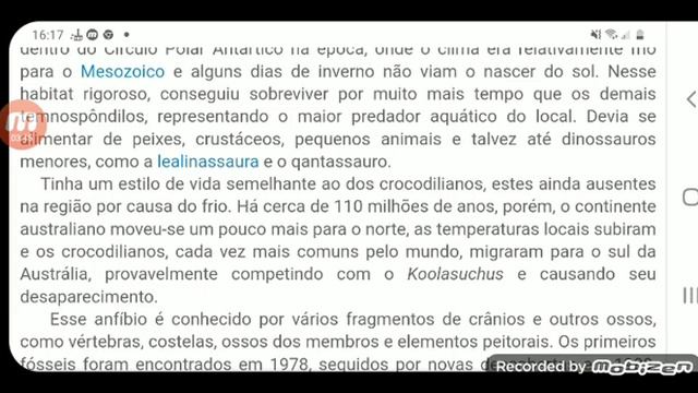 Informações sobre o koolasuchus смотреть онлайн