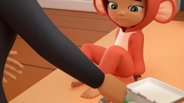 5 Little Monkeys Jumping On The Bed | Monkey Boo Boo Song | Micky Moo Nursery Rhymes & Kids Songs