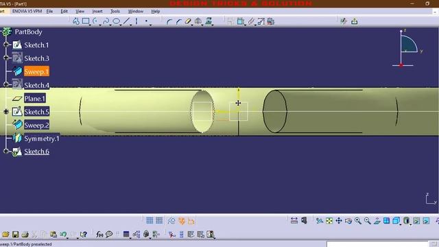 Catia V5 - How to Create Racket in Catia V5| Badminton Racket in Catia V5 смотреть онлайн