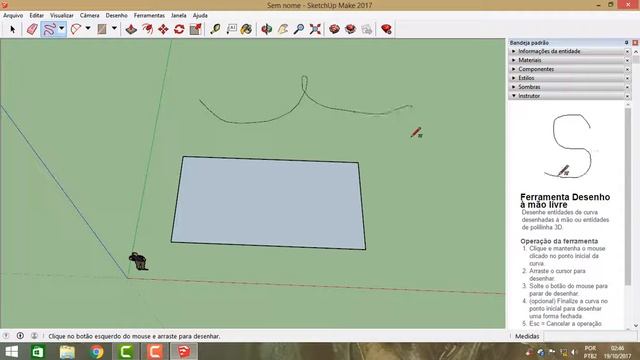 Tutorial #1 Sketchup Instalação e primeiros comandos смотреть онлайн