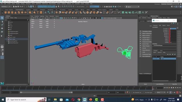 Maya Baking | How To Bake Texture  In Maya | Baking Diffuse Maya