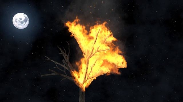 Tree On Burning (made in blender 3.1) смотреть онлайн