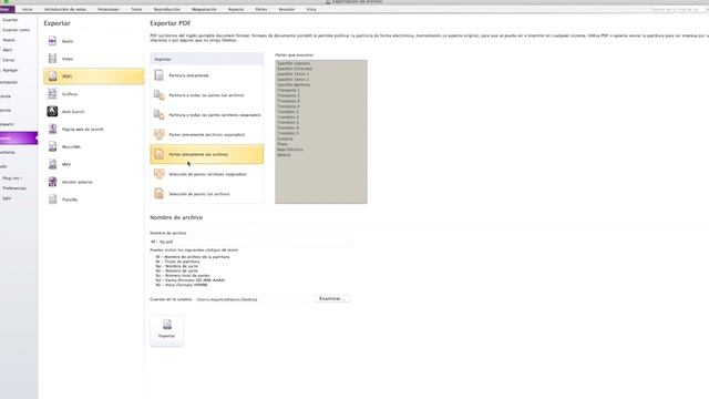 Exportar a otros formatos - Sibelius смотреть онлайн