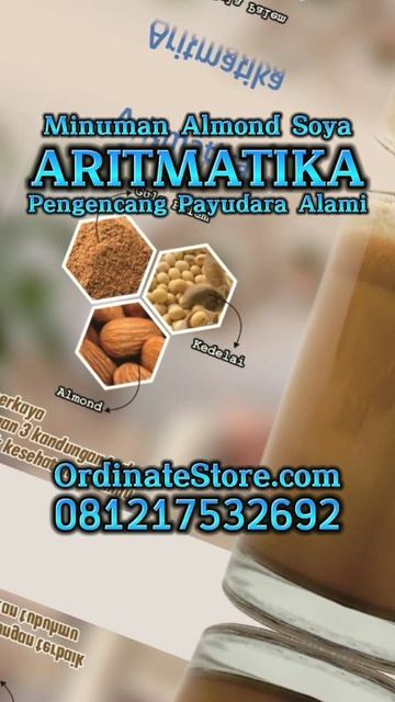 Tips Agar Payudara Tidak Turun Minuman ARITMATIKA SOYA ALMOND, WA 081217532692, OrdinateStore.com