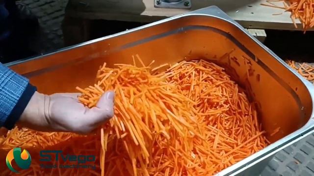 Промислова овочерізка STvega Strip Slicer 3000 для нарізки моркви по-корейськи та інших овочів смотреть онлайн