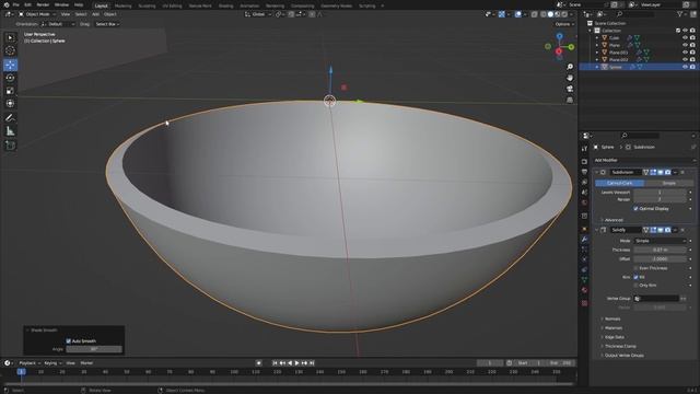 Blender cz: Modifitátor Solidify - 15.část смотреть онлайн