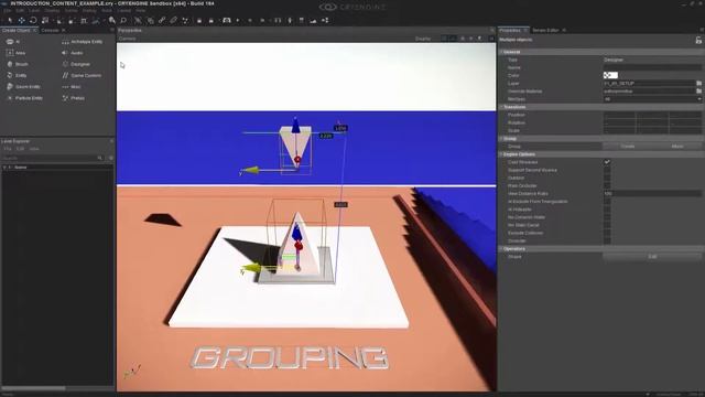 How to group and link objects in CRYENGINE | Getting Started смотреть онлайн