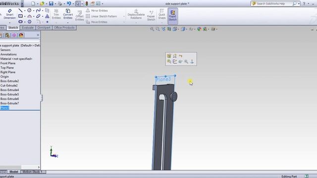 SOLID WORKS COMPLEX CURVED PATH SLOT MATING WITH CYLINDRICAL PIN AND LIMIT MATE смотреть онлайн