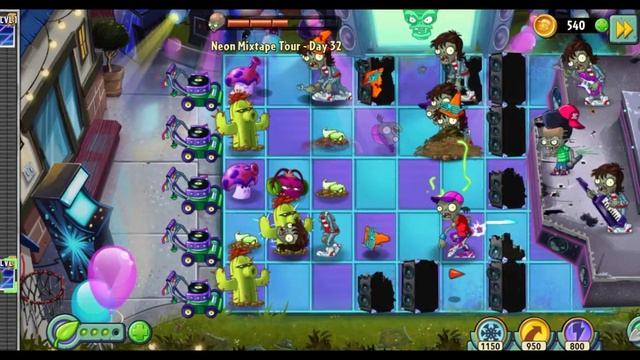 Plants vs Zombies 2 | Neon Mixtape Tour Day 32 | Zombot Multi-Stage Masher #plantsvszombies2 смотреть онлайн
