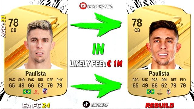 🏆BESIKTAS REALISTIC REBUILD IN EA FC 24 CAREER MODE! ft. IMMOBILE, RAFA, PAULISTA...etc смотреть онлайн