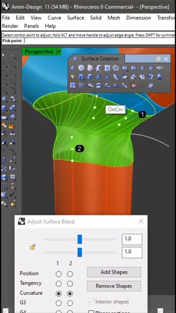 #shorts #3dmodeling How to make a Multi connection in Rhino? смотреть онлайн