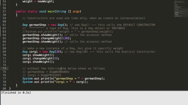 Java (Ch2), Data Types, Constructor, Mutator, Accessor, Variable Types, Output смотреть онлайн