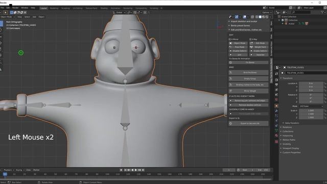 Rigging eyes for Second Life (Add-on for Blender 2.8-2.9-3+) смотреть онлайн