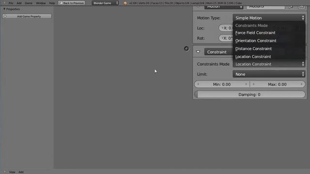 Blender Tutorial - Creating Location Boundaries with the Constraint Actuator смотреть онлайн