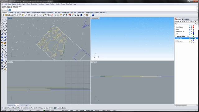 Rhino - Terrain from GIS data смотреть онлайн