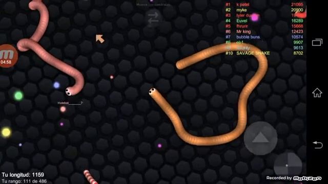 El juego de los gusanos Crack-Slither.io смотреть онлайн
