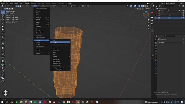 how to create stylized character speedthrough | Part 4 | retopology | ZBrush |Blender tutorial смотреть онлайн