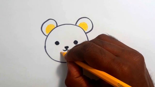 How to Draw and Color Very Cute Funny Koala - Panda Face easy for kids | Easy drawing | Beginners смотреть онлайн