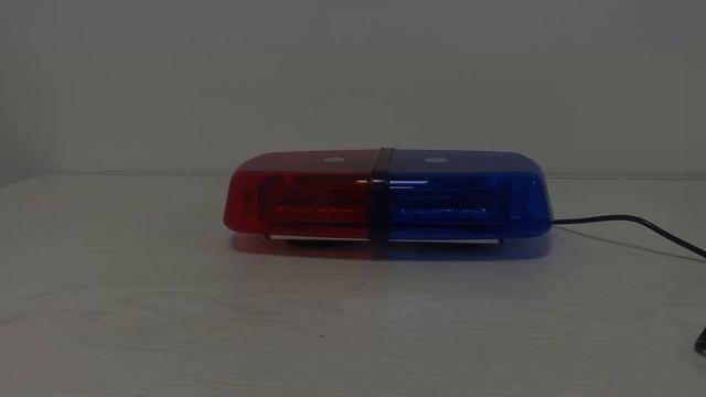 Strobe Mini light bar 12-30V Blue & Red warning light Mirror Chip 16 patterns смотреть онлайн