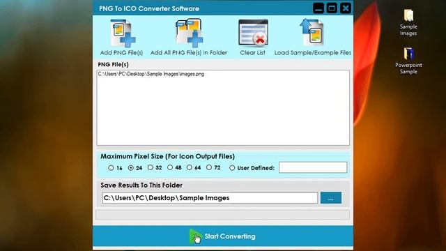 PNG to ICO Converter Software смотреть онлайн