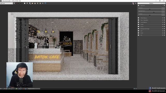 SKETCHUP CAFE MODELING AND RENDER TUTORIAL PART 3 смотреть онлайн