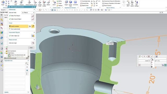 NX CAD introduction to PMI (Product Manufacturing Information) смотреть онлайн