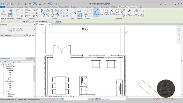 Dimensions in Revit - Beginner Tutorial смотреть онлайн