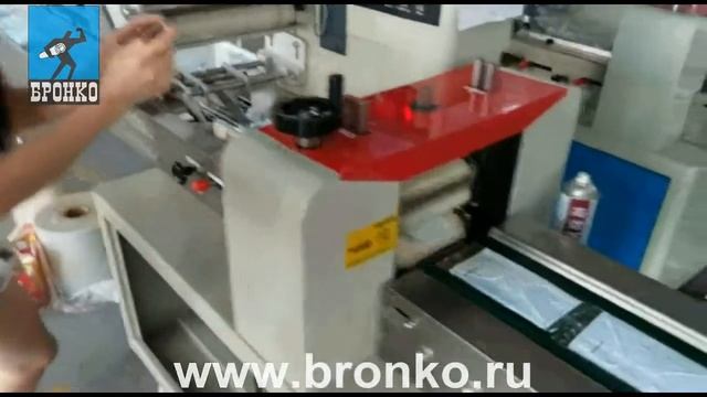 Упаковка медицинских масок на упаковочной машине ALD 350D с опцией воздуховыдавливания смотреть онлайн