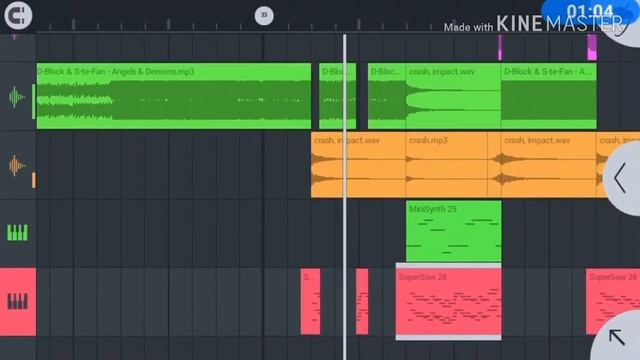 Fl Studio Mobile 3 - Hardstyle (DBSTF - Angels And Demons)[Free FLM]