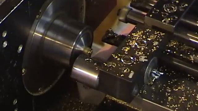 Cricket Safety Valve Body on gang tool lathe смотреть онлайн