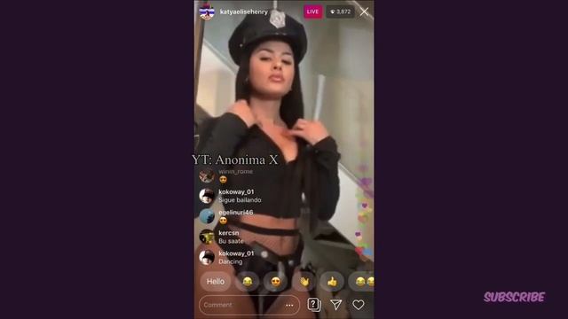 Katya Elise Henry twerking for Halloween on Instagram live 🔥👮🏻♀️ | ( 10/31/2019 ) смотреть онлайн