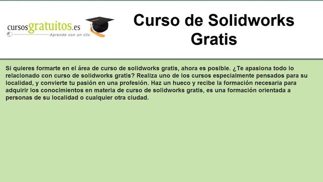 Curso solidworks online gratis смотреть онлайн