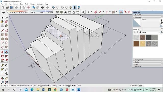 Sketchup Tutorial : How To Make A Staircase смотреть онлайн