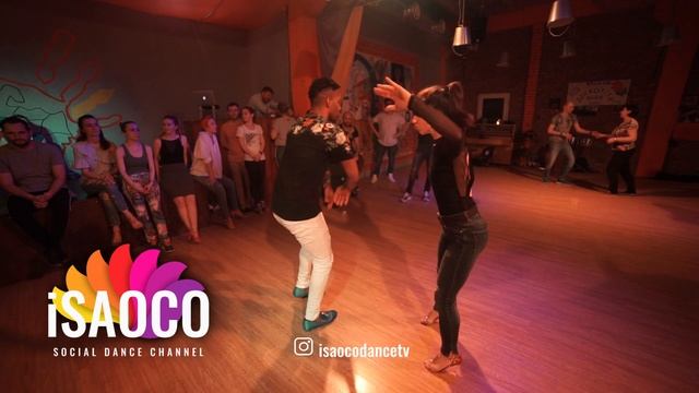 Alain Rueda And Katerina Mik Salsa Dancing In Respublica Vosmera, Tuesday 01.05.2018