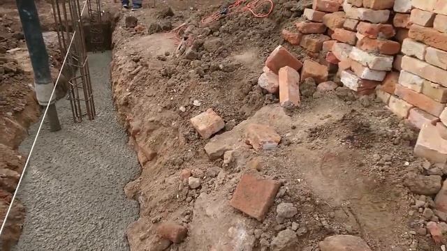 Turnare beton armat in fundatie casa смотреть онлайн