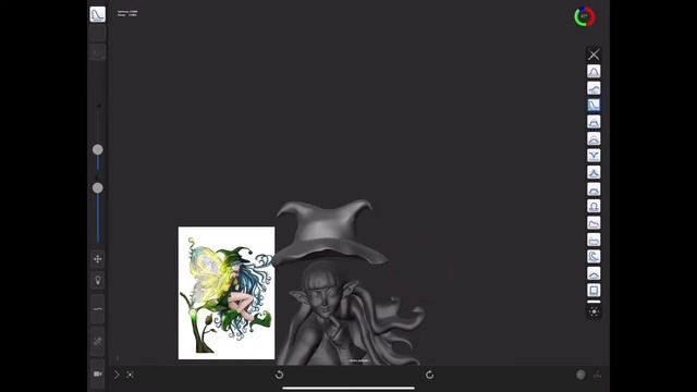 From Drawing to 3D sculpture using only the iPad!- Sculpting in Forger app PART 2 смотреть онлайн