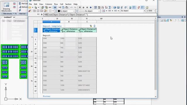 nanoCad.com: simple report table смотреть онлайн