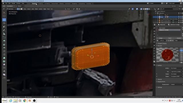 blender 3D modeling tutorial ural Truck part 11 смотреть онлайн
