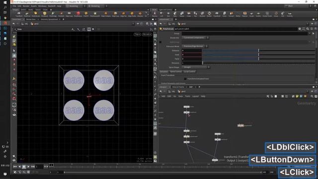 Houdini Beginner Class HelloHoudini02_LegoBlock смотреть онлайн