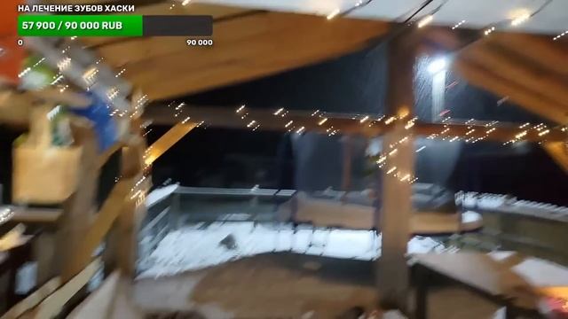 греемся у костра с хаски смотреть онлайн