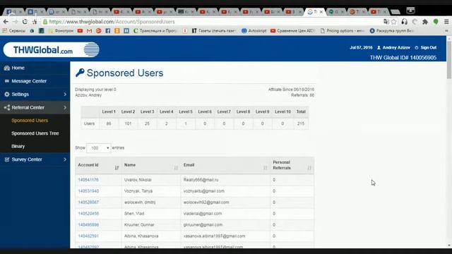THW Global THW GLOBAL Оплата Вывод денег Отсутстве письма по смотреть онлайн