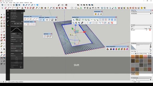 Picture/mirror frame modeling. SketchUp смотреть онлайн