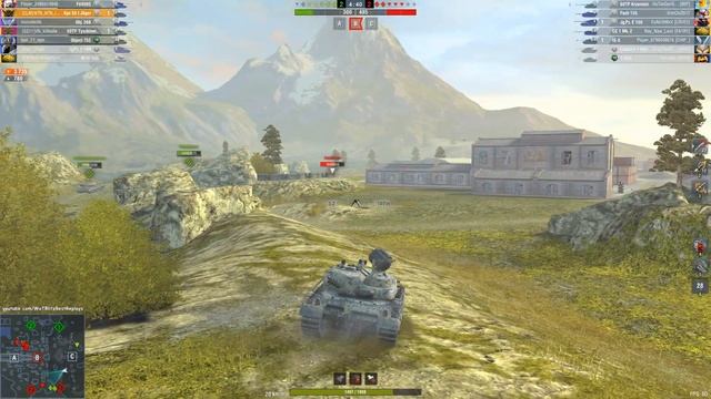 IS-7, Kpz 50 t & WZ-121 • WoT Blitz Gameplay смотреть онлайн